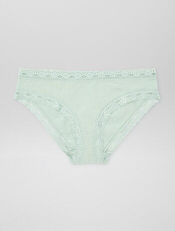 Lote de 3 cuecas para mulher em renda