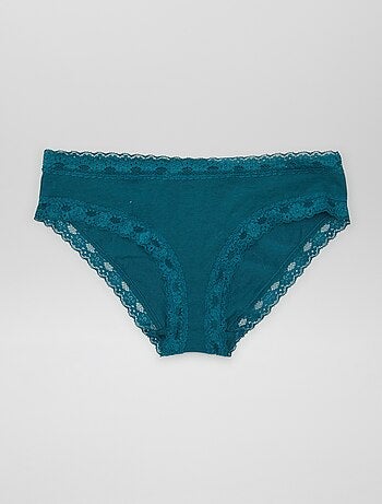 Lote de 3 cuecas para mulher em renda