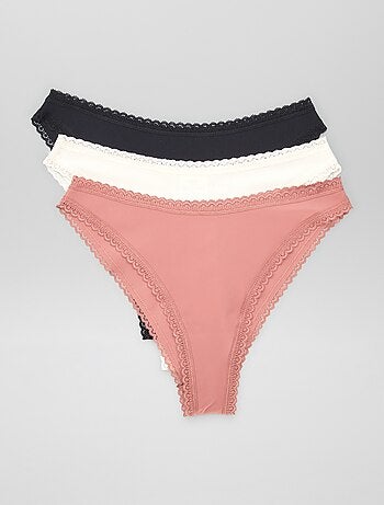 Lote de 3 cuecas para mulher invisíveis