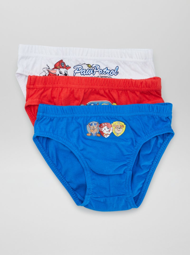 Lote de 3 cuecas 'Patrulha Pata' AZUL - Kiabi