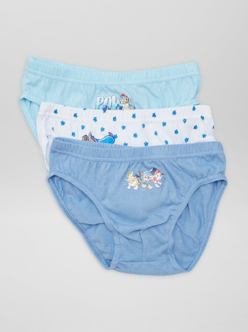 Lote de 3 cuecas 'Patrulha Pata' AZUL - Kiabi