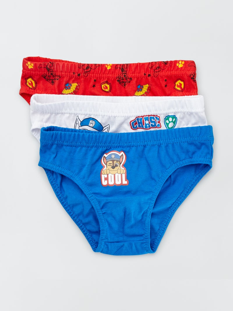 Lote de 3 cuecas 'Patrulha Pata' AZUL - Kiabi