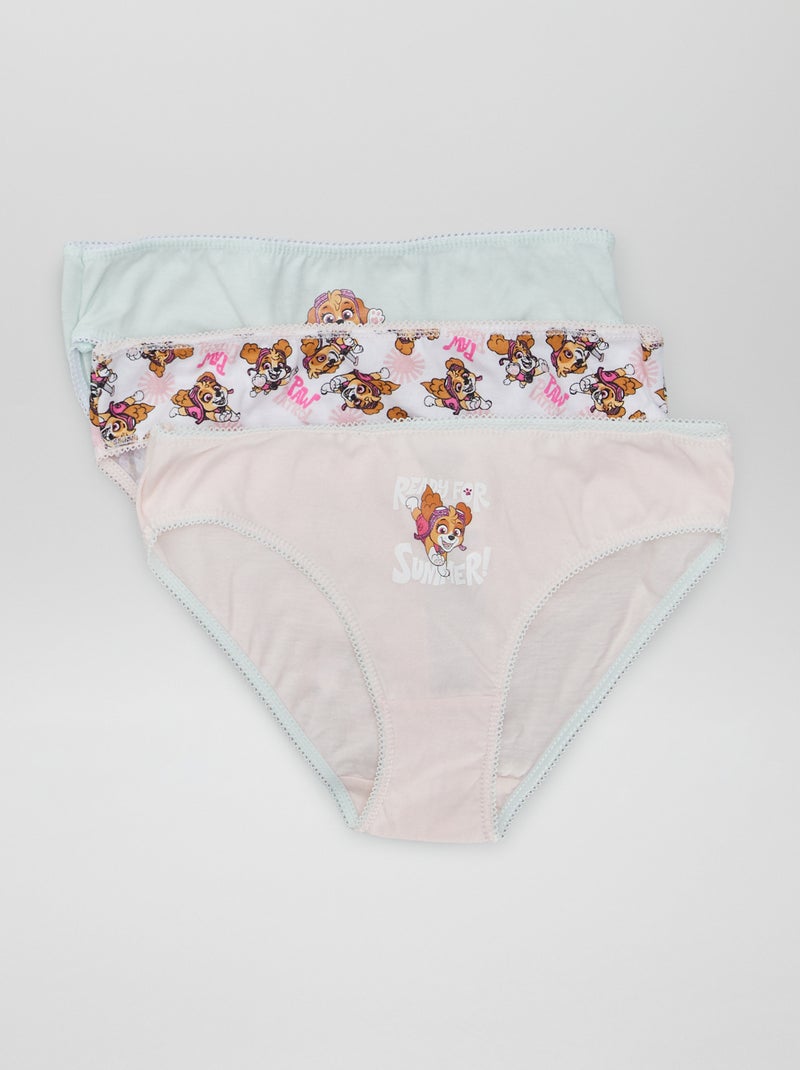 Lote de 3 cuecas 'Patrulha Pata' BRANCO - Kiabi