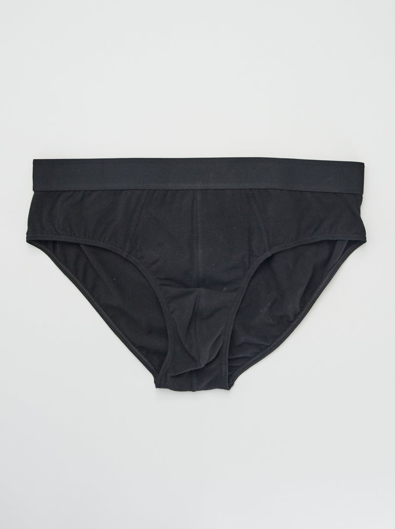 Lote de 3 cuecas PRETO - Kiabi