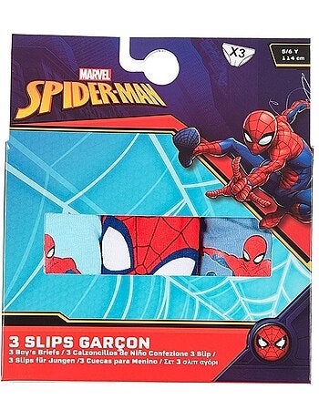 Lote de 3 cuecas spiderman menino | licença oficial