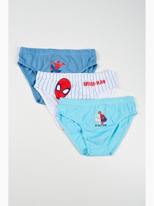 Lote de 3 cuecas spiderman menino | licença oficial - Kiabi Lote de 3 cuecas spiderman menino | licença oficial - Kiabi