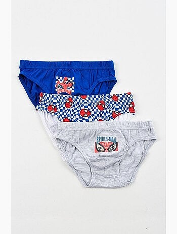 Lote de 3 cuecas spiderman menino | licença oficial