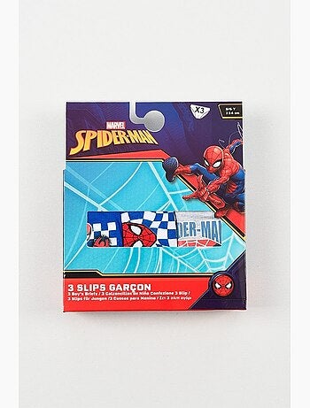 Lote de 3 cuecas spiderman menino | licença oficial