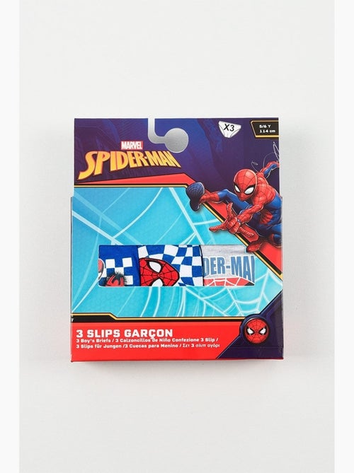 Lote de 3 cuecas spiderman menino | licença oficial - Kiabi Lote de 3 cuecas spiderman menino | licença oficial - Kiabi