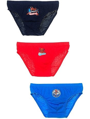 Lote de 3 cuecas spiderman menino | licença oficial