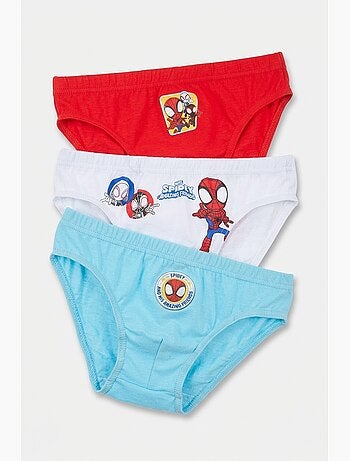 Lote de 3 cuecas spidey menino | licença oficial