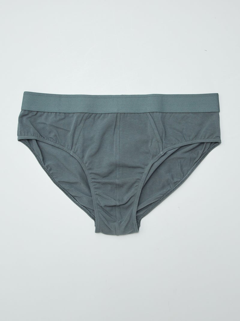 Lote de 3 cuecas VERDE - Kiabi