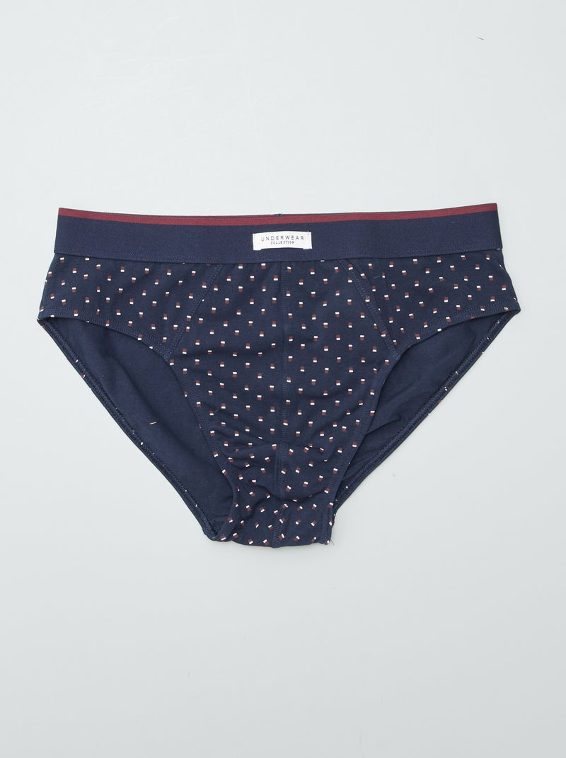 Lote de 3 cuecas VERMELHO - Kiabi