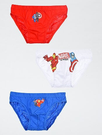 Lote de 3 cuecas 'Vingadores'