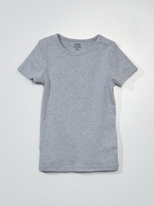 Lote de 3 de camisolas interiores de manga curta - Kiabi