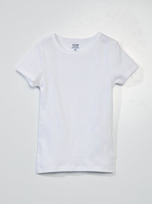 Lote de 3 de camisolas interiores de manga curta - Kiabi