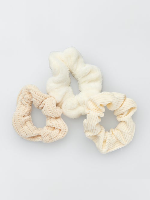 Lote de 3 elásticos de cabelo - Kiabi