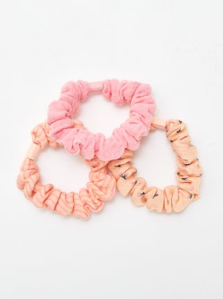 Lote de 3 elásticos de cabelo