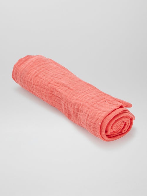 Lote de 3 fraldas  - 2 de 60 x 60 e 1 de 100 x 120 cm - Kiabi