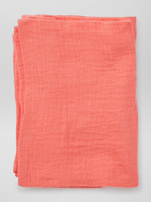 Lote de 3 fraldas  - 2 de 60 x 60 e 1 de 100 x 120 cm - Kiabi