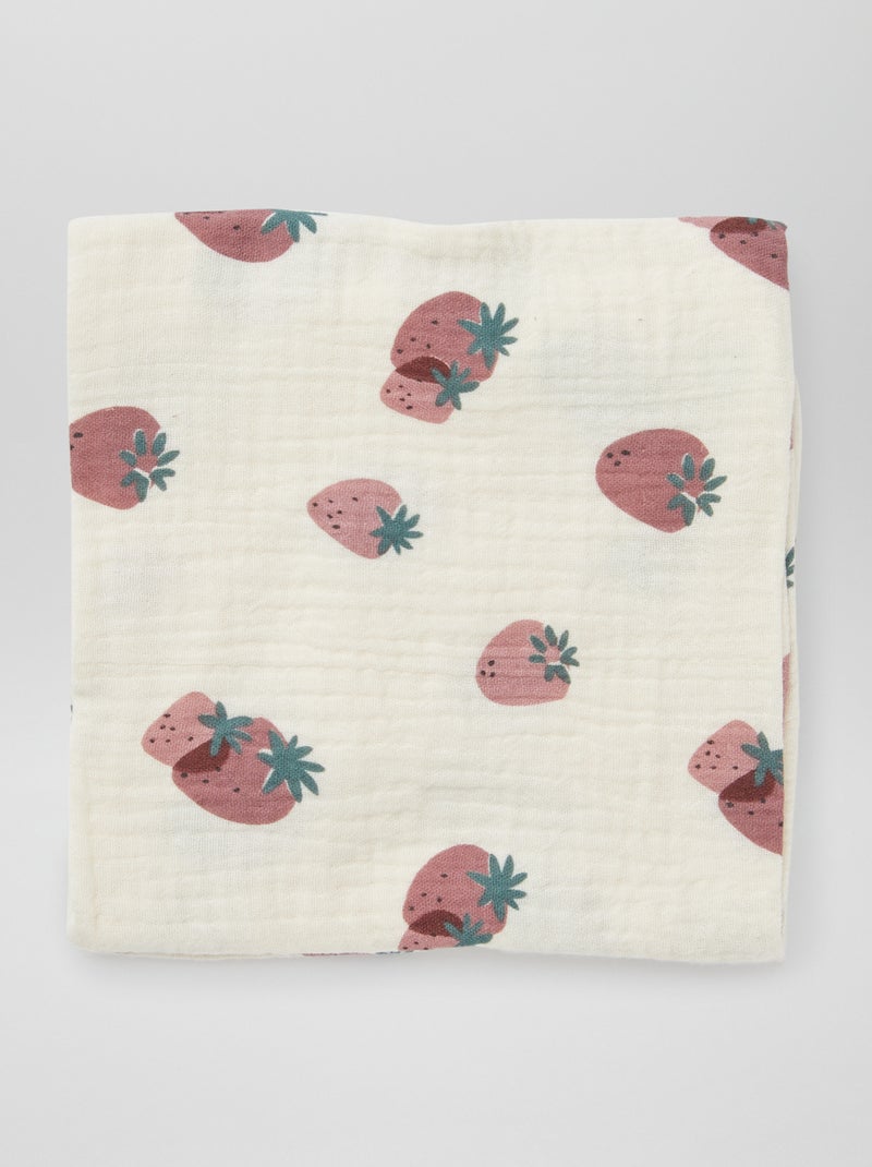 Lote de 3 fraldas BRANCO - Kiabi