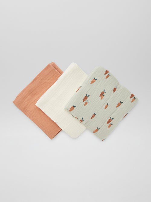 Lote de 3 fraldas - Kiabi