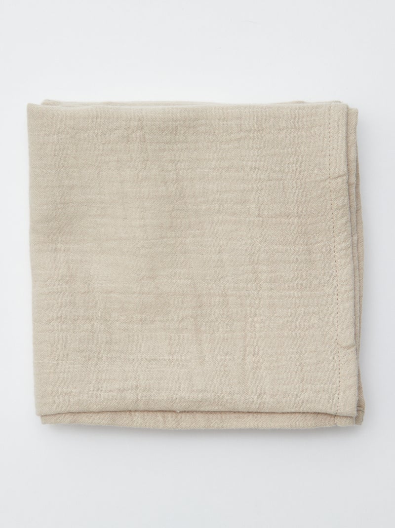 Lote de 3 fraldas de algodão BEGE - Kiabi