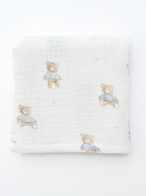 Lote de 3 fraldas de algodão - Kiabi