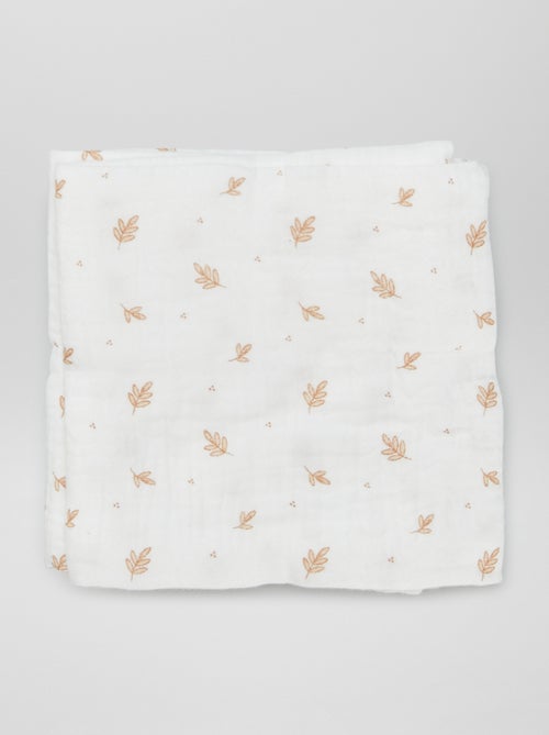 Lote de 3 fraldas de algodão - Kiabi