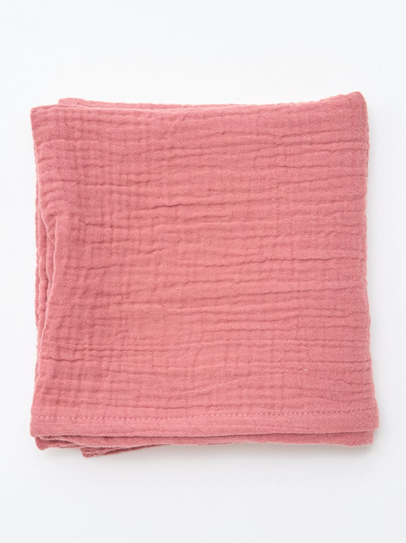 Lote de 3 fraldas de algodão Rosa - Kiabi