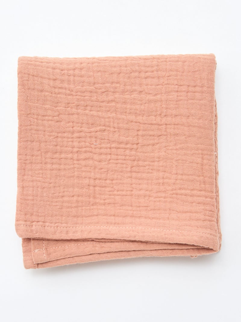 Lote de 3 fraldas de algodão Rosa - Kiabi