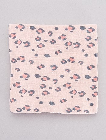 Lote de 3 fraldas em algodão biológico - Kiabi