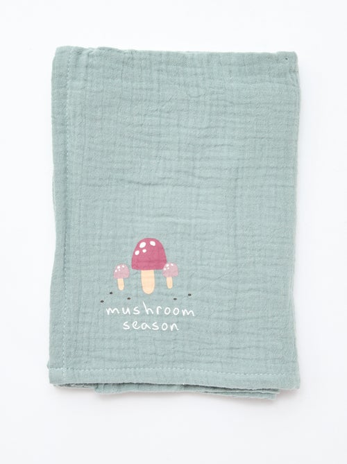 Lote de 3 fraldas em gaze de algodão - Kiabi