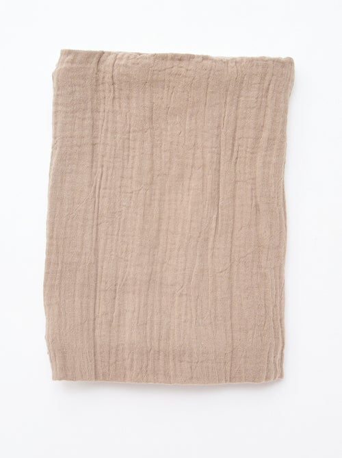 Lote de 3 fraldas em gaze de algodão - Kiabi