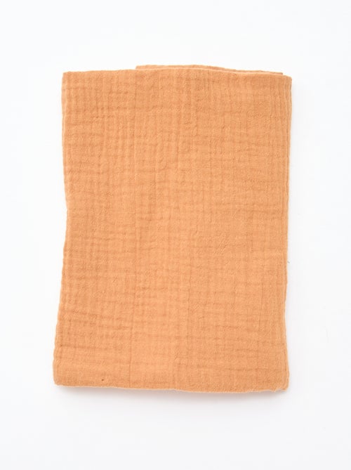 Lote de 3 fraldas em gaze de algodão - Kiabi