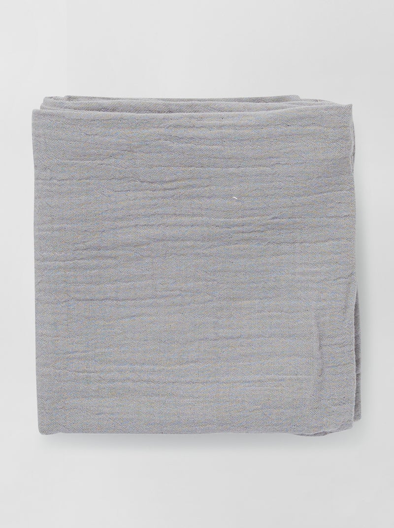 Lote de 3 fraldas em gaze de algodão BRANCO - Kiabi