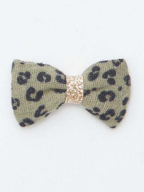 Lote de 3 ganchos crocodilo com laço - Kiabi