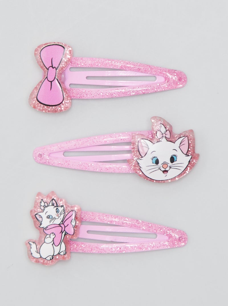 Lote de 3 ganchos 'Disney' 'Marie' ROSA - Kiabi