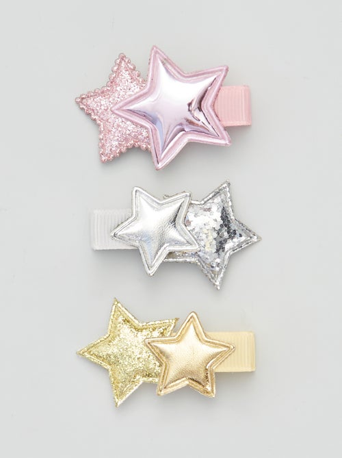 Lote de 3 ganchos estrelas - Kiabi