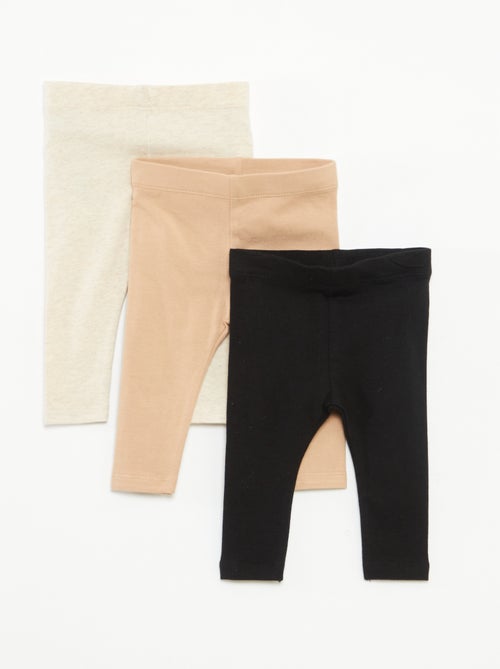 Lote de 3 leggings compridas - Kiabi