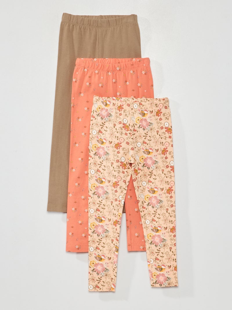 Lote de 3 leggings ROSA - Kiabi
