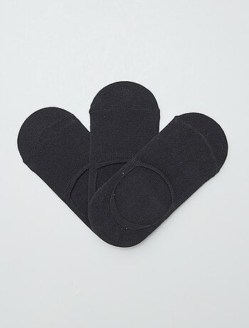 Lote de 3 meias curtas lisas