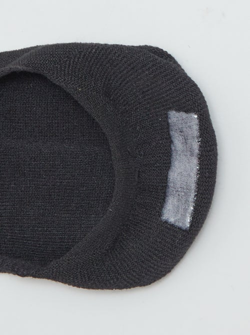 Lote de 3 meias curtas lisas - Kiabi