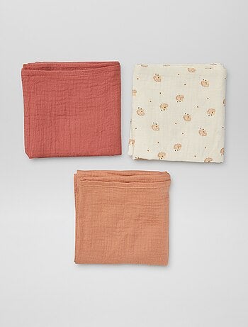 Lote de 3 mudas estampadas