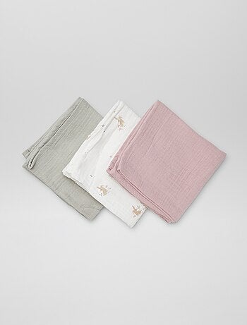 Lote de 3 mudas estampadas