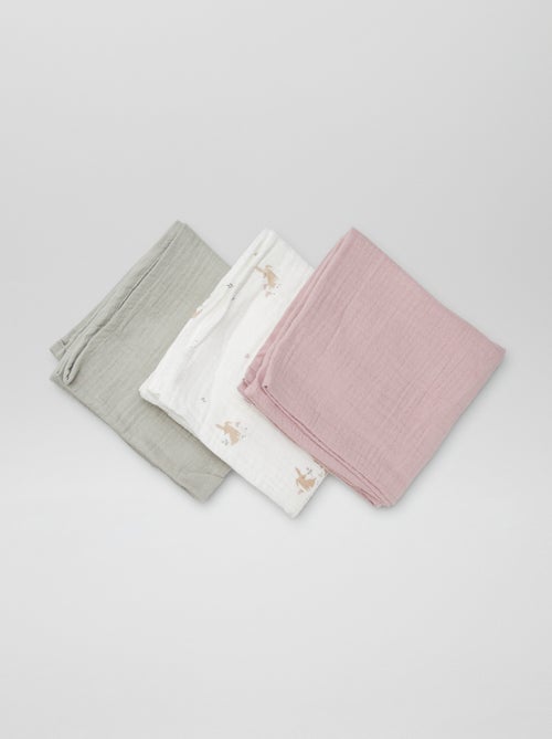 Lote de 3 mudas estampadas - Kiabi