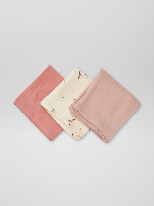 Lote de 3 mudas estampadas - Kiabi