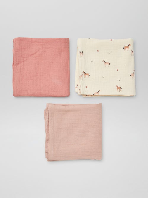 Lote de 3 mudas estampadas - Kiabi