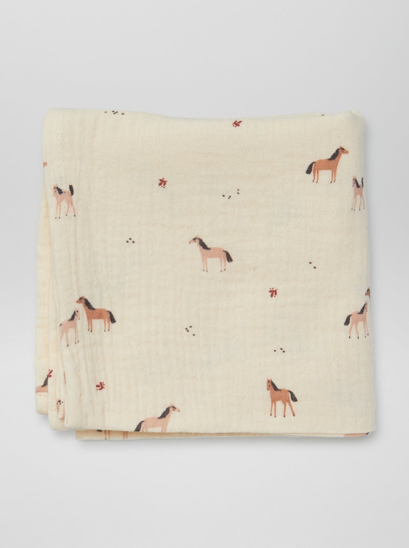 Lote de 3 mudas estampadas BRANCO - Kiabi