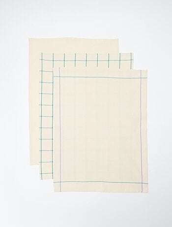 Conjunto de 3 panos de cozinha - Kiabi Home